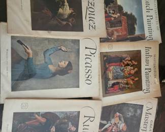 $40 for 6 Vintage Abrams Art Booklets containing removable, full-color prints of famous masterpieces. Outside covers are protected with plastic but still some wear. 