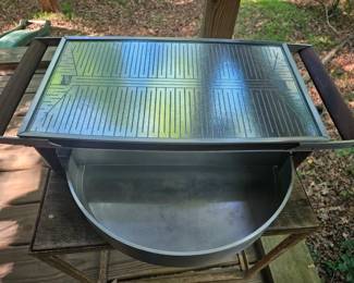 $ 20 Smaller but has attachment. MCM Salton Hotray electric food warming tray with wooden handles. Plug included.