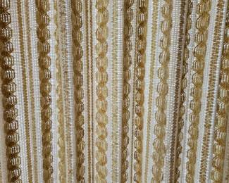 $25 per panel Vintage curtains. Lining still intact but shows wear.  Green, beige and yellow textured curtain panels in very good condition.  