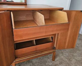  Sought after vintage Kipp Stewart for Drexel Sun Coast dresser. w 66" x h 29'' x d 18" Great condition, some scuff marks on bottom from vacuum.  Brass band on bottom intact. $600