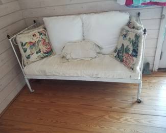 Cast iron love seat