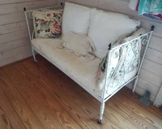 Cast iron love seat