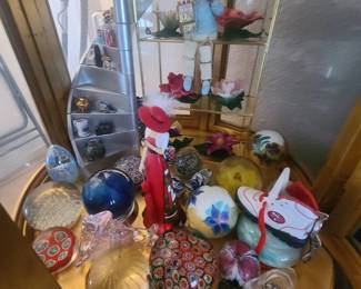 Murano glass, blown glass balls