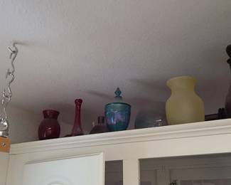 Decorative colored glassware