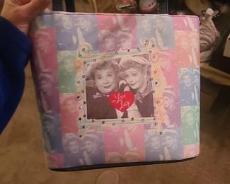 I Love Lucy purse tote bag
