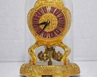 1 Gold Gilt Kern KS Mantel Torsion Pendulum Clock