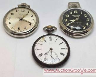 Three Pocket Watches.