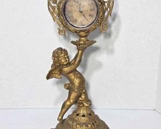 1 Ansonia Cherub Key Wind Clock