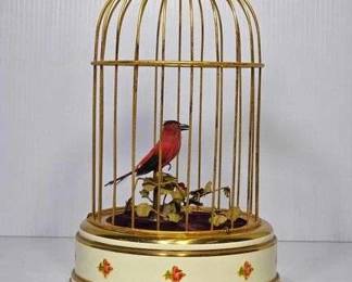 Singing Birdcage Automation. West Germany. Works.