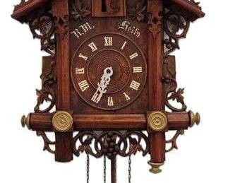 1 Bahnhausle or railway house style 19 Black Forest Cuckoo Clock