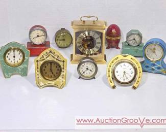 TEN Clocks. I couldnt get any of them to keep the time