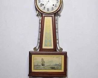 1 New Haven Whitney 2 Banjo Wall Clock