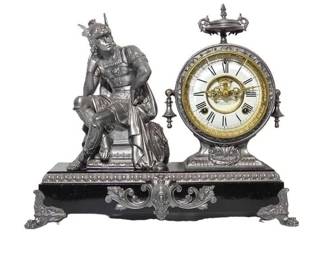 1 Ansonia Mantel Clock with Roman God Mercury