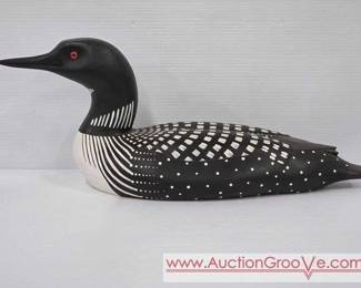 1 Randy Tull Loon Decoy. Ducks Unlimited  2300.