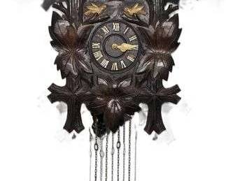 1 8 tall Antique Walnut Cuckoo Clock
