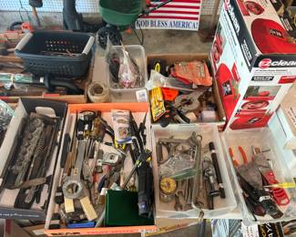 Variety of tools.