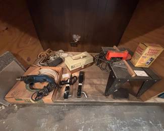 Router table, drill, truck hitches.