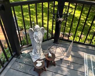 Garden statue.