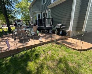 Various yard and patio items.