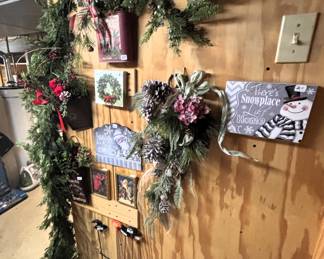 Christmas wreaths.