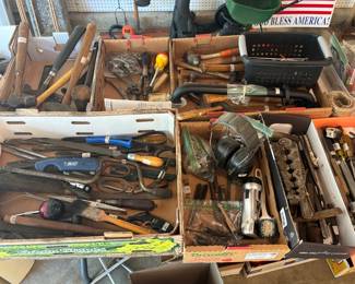 Variety of tools.