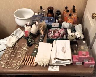 Bathroom items.