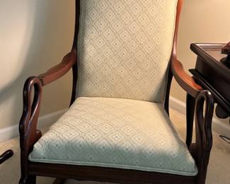 BUY IT NOW! $150.00. Upholstered rocker. Call Jan at 314 960-5700.