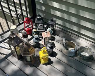 Variety of lanterns.