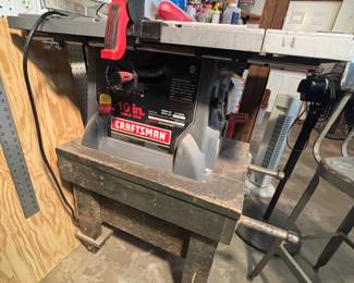 BUY IT NOW! $100.00. Craftsman 10" table saw w/stand. Call Jan at 314 960-5700.