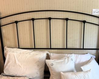 BUY IT NOW! $125.00. Queen size iron bed with frame. Call Jan at 314 960-5700.