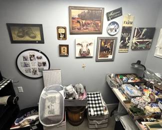 Sewing and craft items.