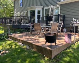 Various patio items.