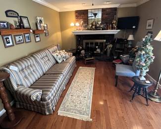 The family rooms is loaded with treasures.