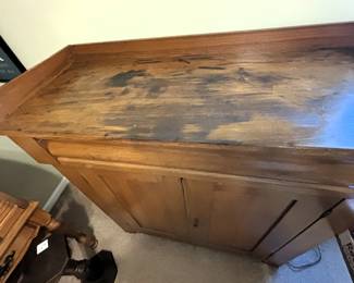 BUY IT NOW! $325.00. Antique Jelly Cupboard. 43" W x 18" D x 50. Call Jan at 314 960-5700.