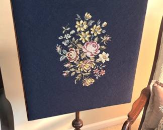 BUY IT NOW! $125.00. Needle point on stand. Call Jan at 314 960-5700.