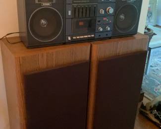 Fisher PH-430 Portable Stereo Component System Boombox