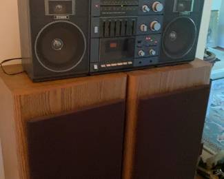 Fisher PH-430 Portable Stereo Component System Boombox