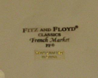 Fitz and Floyd French Market Discontinued Collector  Pieces