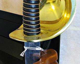 Reproduction U.S. Navy M1860 Cutlass Replica Civil War Era with Stand