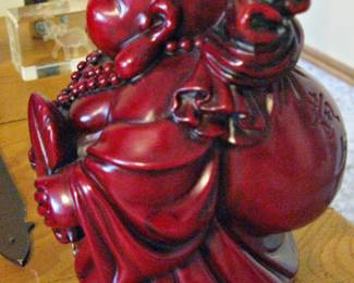 Collectible Chinese Stone Hand Carved Buddha Maitreyan Budai 
