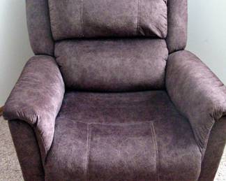 Chocolate Brown Manual Recliner Rocker