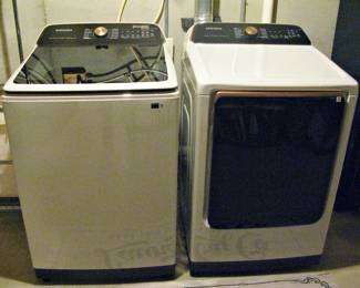 Samsung Smart High Efficiency Electric Washer Dryer Set