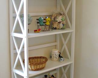 White Wood Wall Shelves set of 2