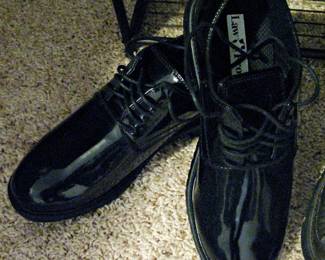 Men's Black Patent Leather Shoes 