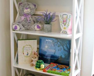 White Wood Wall Shelves set of 2