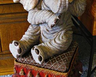 Large Heavy Extremely Charming Elephant Sculpture