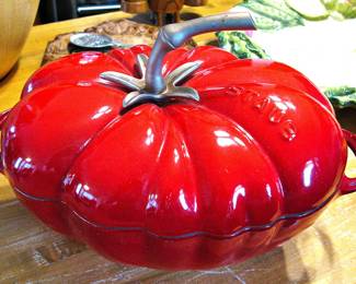 Staub Tomato Cast-Iron Dutch Oven