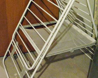 Portable Laundry Drying Rack with Mesh Shelving