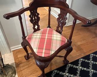 73. Chippendale Carved Armchair