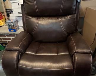 22. De Luna Motorized Leather Stand Up Recliner